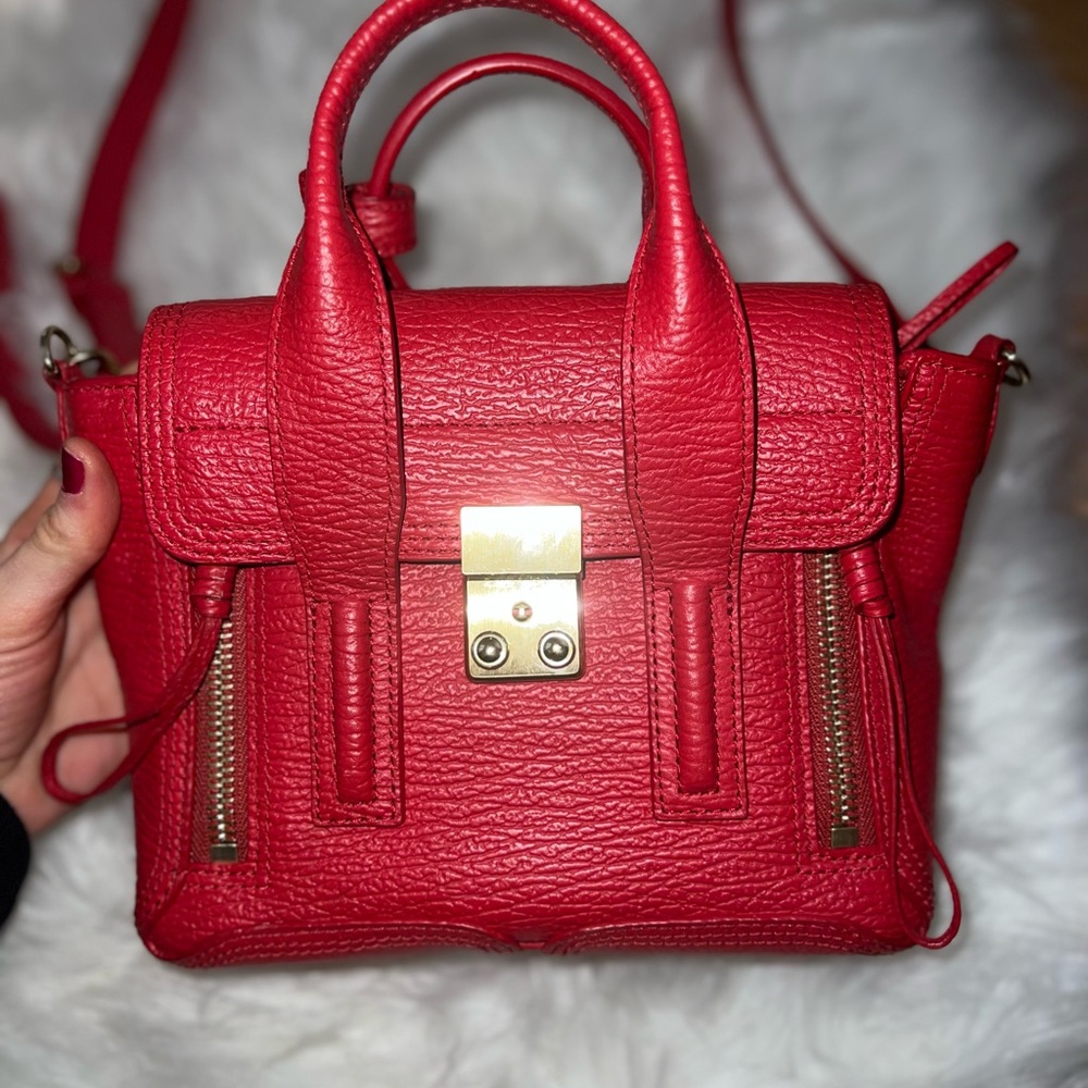 3.1 Phillip Lim Mini Pashli Red Satchel